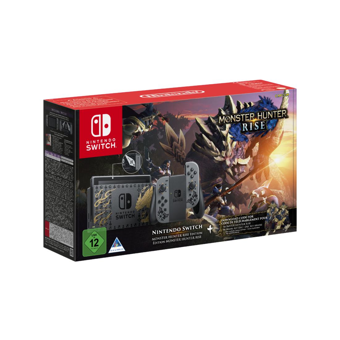 Nintendo Switch-konsol (Monster Hunter Rise Bundle)