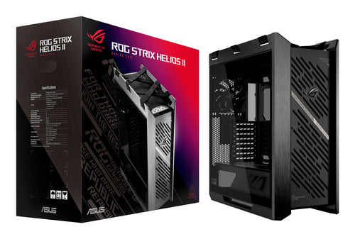 ASUS ROG STRIX HELIOS II GX601S, Tower Case, Black, Tempered Glass