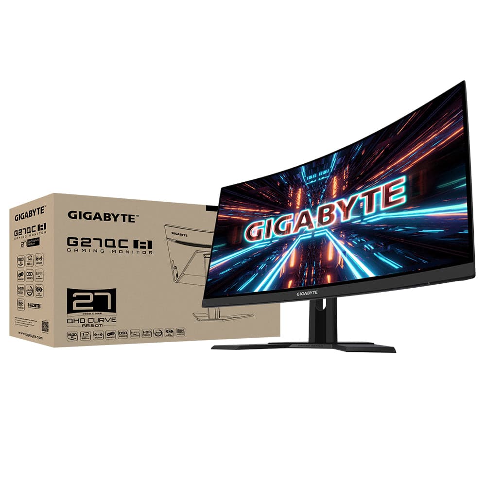 Gigabyte G27QC A 27 2560 X 1440 HDMI DisplayPort 165Hz