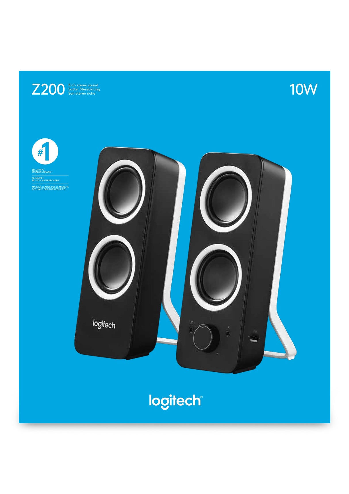 Logitech Z200 Högtalare Svart