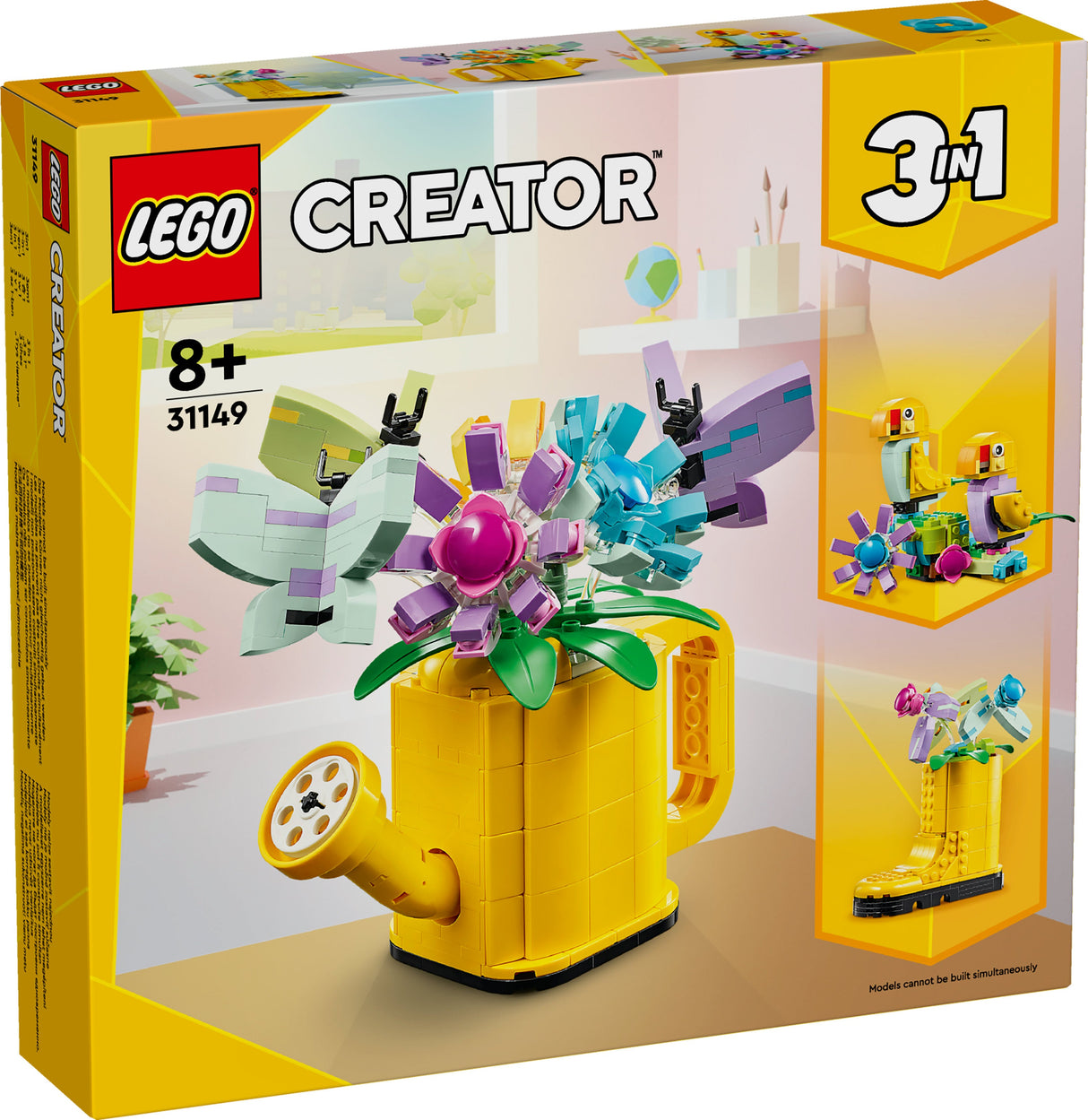 LEGO 31149 Creator 3-i-1 Vattenkanna Med Plommonbyggande Leksaksväska
