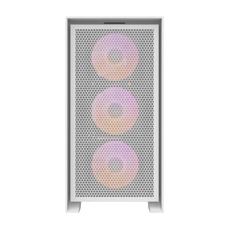 Datorfodral Darkflash DRX70 MESH + 4 RGB-fläktar (vit)