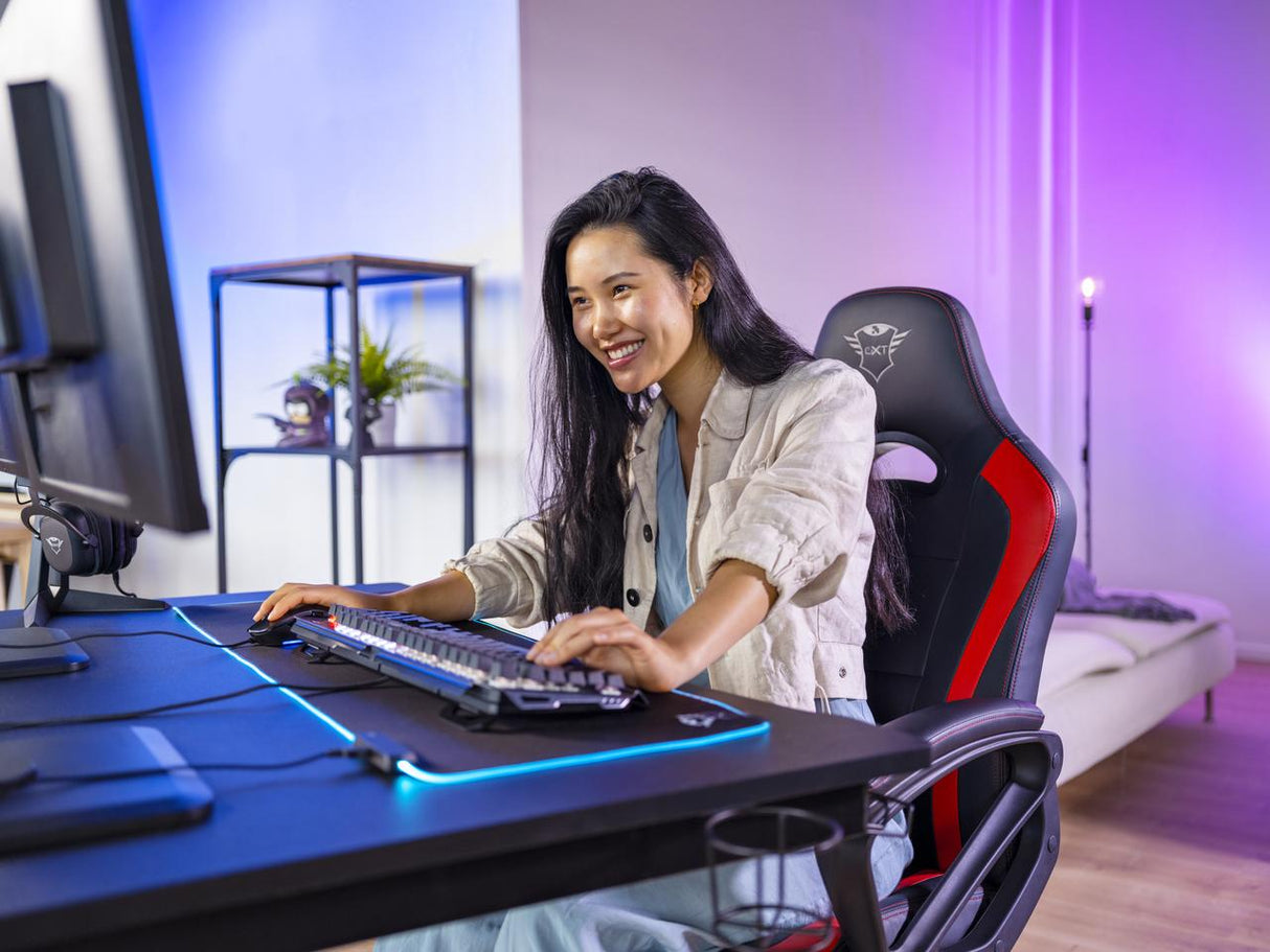 TRUST GXT701R RYON STOL RÖD