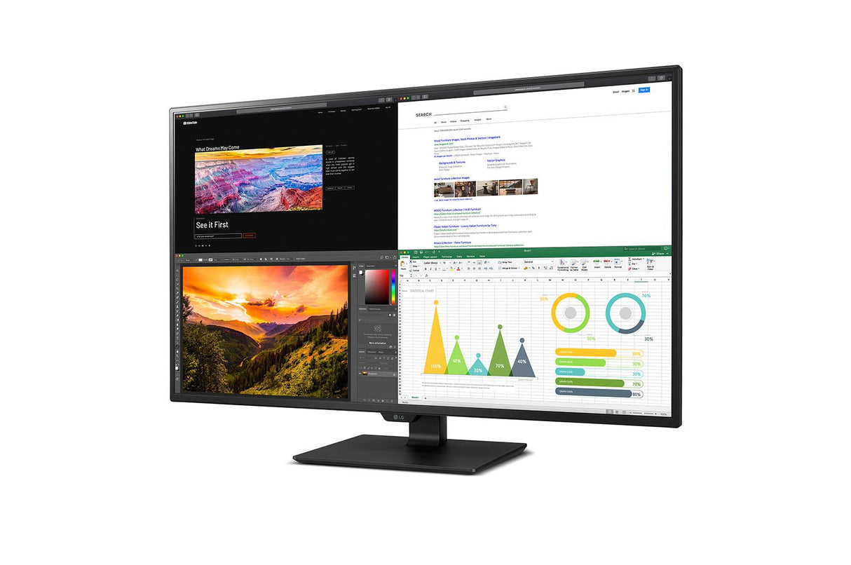 LG 43UN700P-B 43 3840 X 2160 (4K) HDMI DisplayPort USB-C 60Hz Dockningsskärm