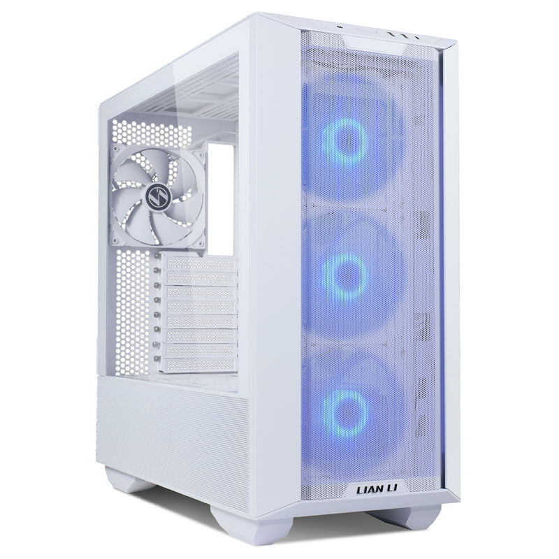 Lancool III RGB White - 3x 140 mm ARGB PWM-fläktar + 1x 140 mm PWM-fläkt