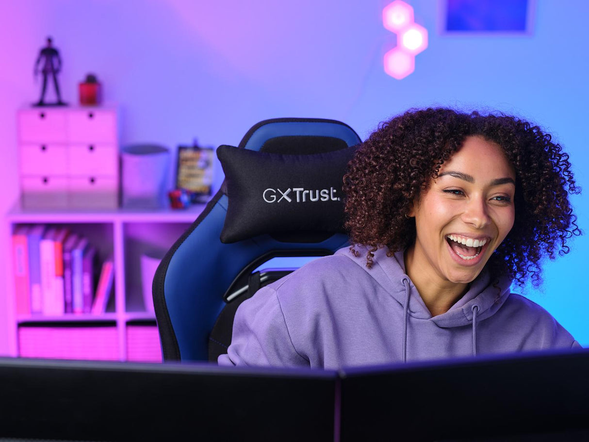 TRUST GXT714B RUYA GAMING CHAIR - BLÅ