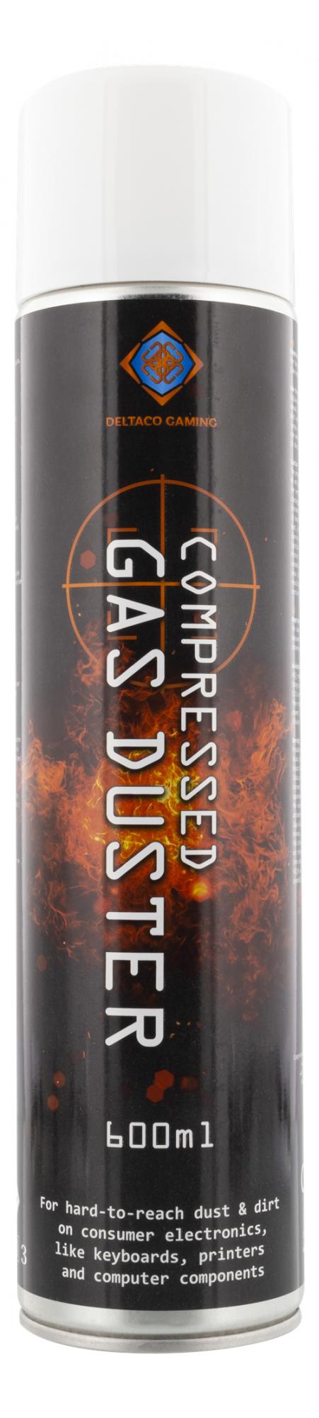 Deltaco - Tryckluft - 600ml - Svart