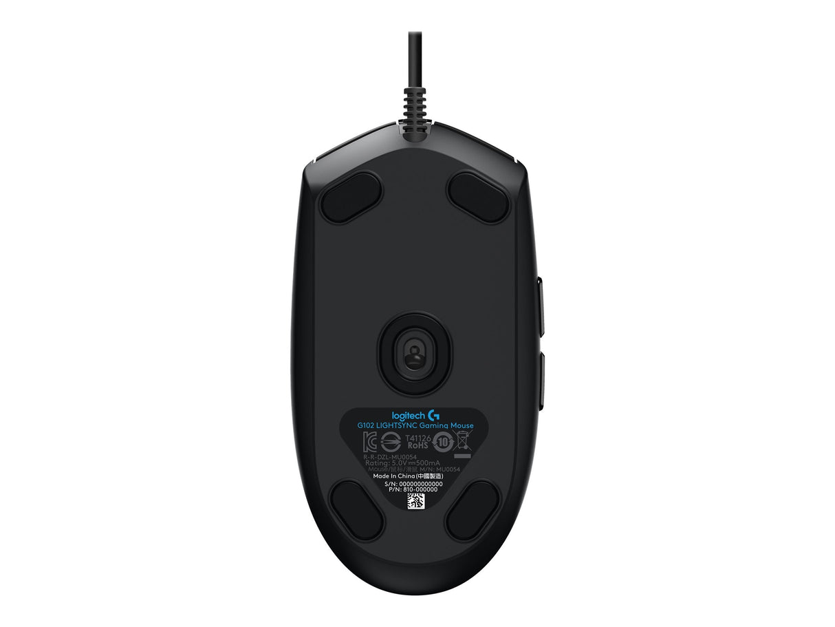 Logitech Gaming Mouse G102 LIGHTSYNC Optisk Kabel Svart
