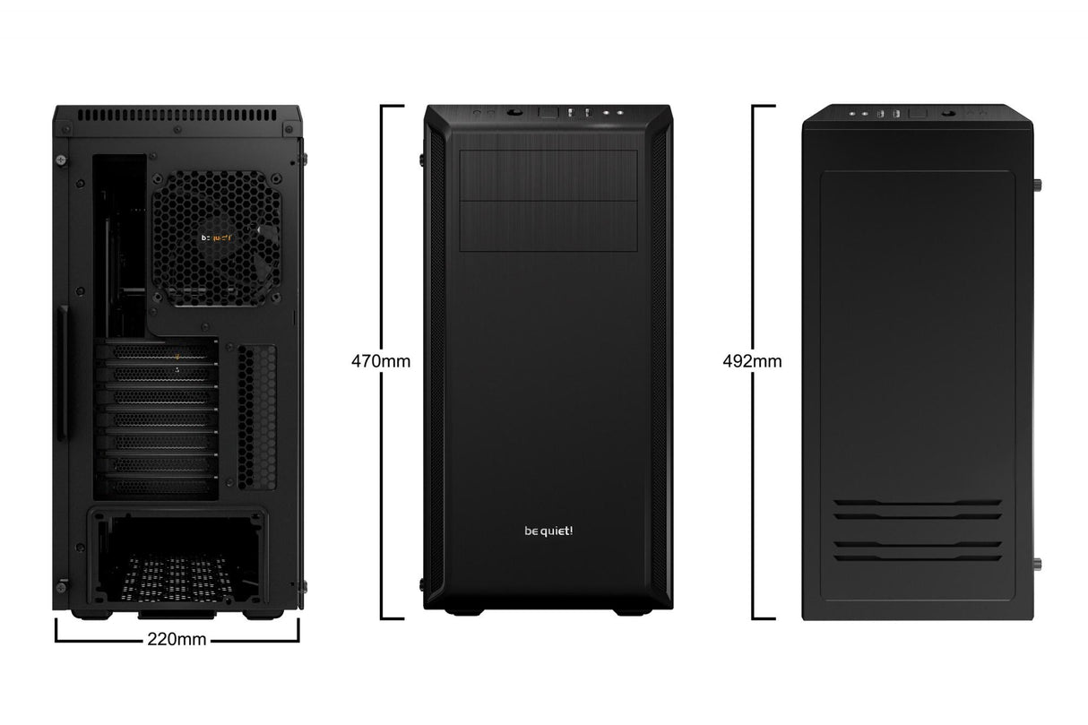 be quiet! PURE BASE 600 Window - black Be quiet