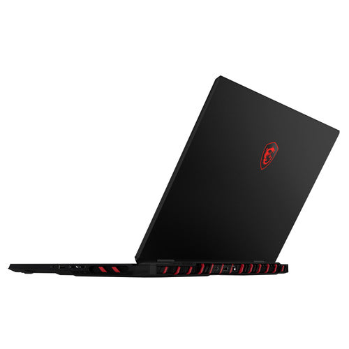 MSI Raider 18 Max HX A2WJ-1425FRY – bagside af skærm og kabinet