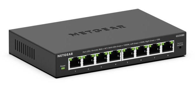 Netgear 8PT GIGABIT PLUS SWITCH (GS308E) Netgear International Limited
