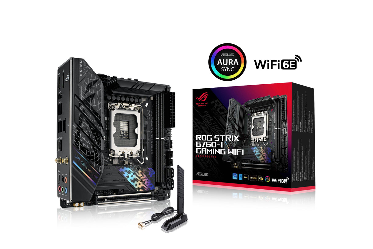 ASUS ROG STRIX B760-I GAMING WIFI (mITX, B760, LGA 1700, DDR5)