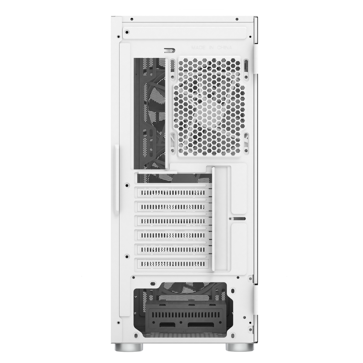 Montech X3 Mesh Vit - Härdat Glas