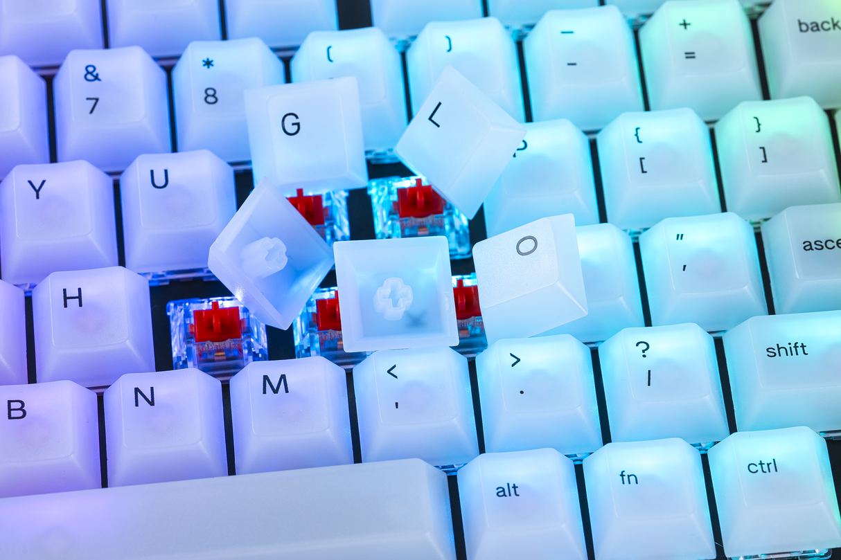 Glorious Polychroma V2 RGB Keycaps - Nordic ISO (131 St) - Cherry Profile