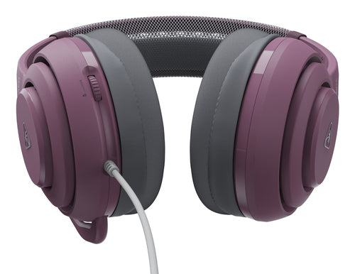 Turtle Beach Atlas 200 – gamingheadset i Lilac Mist – Bagside og kabel