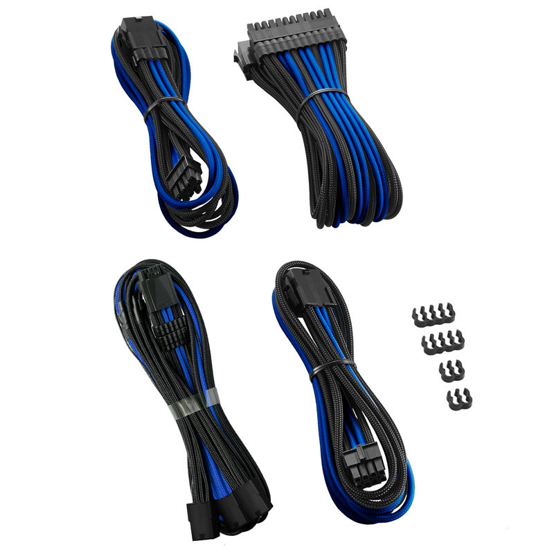CableMod Pro ModMesh 12VHPWR Kabelförlängningssats - Svart/blå