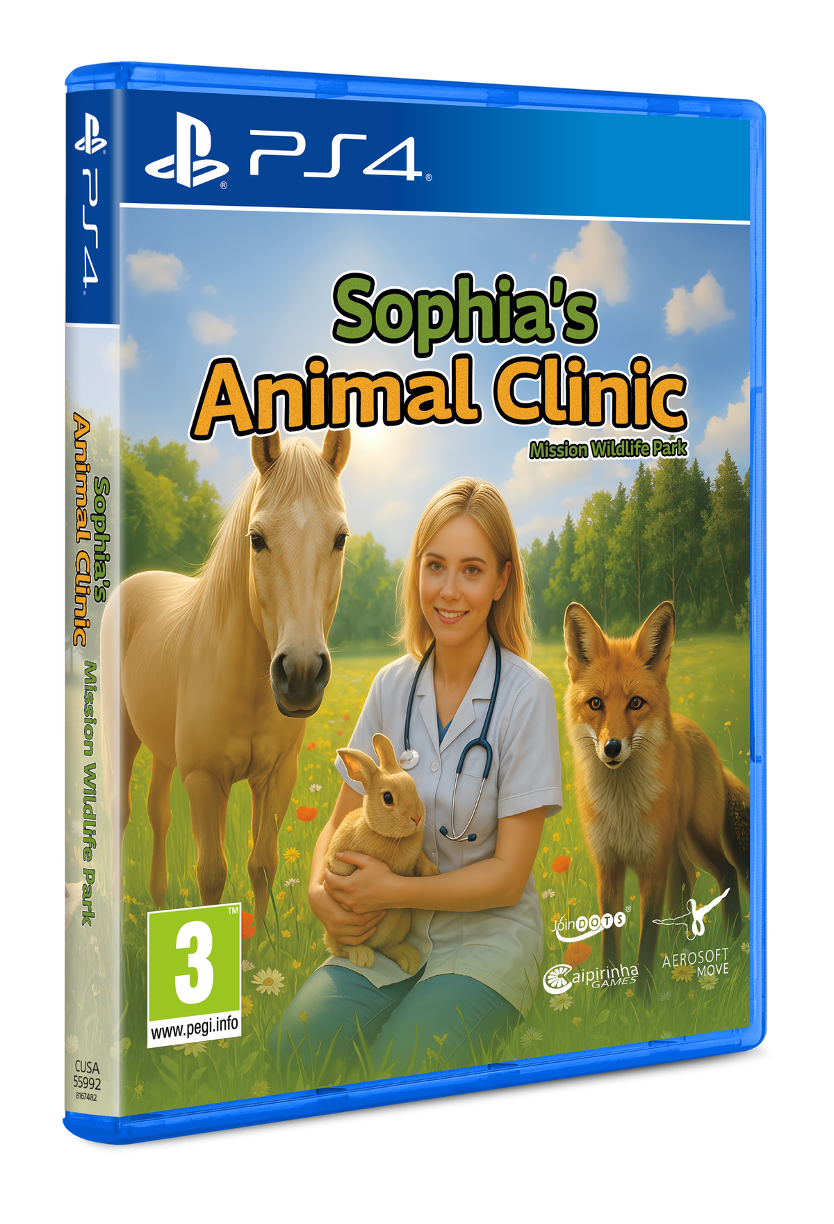 Sophia's Animal Clinic - Mission Wildlife Park – PlayStation 4 – spilomslag