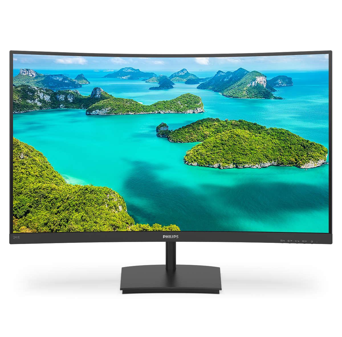 Philips E-line 241E1SCA 24 1920 X 1080 (Full HD) VGA (HD-15) HDMI 75Hz