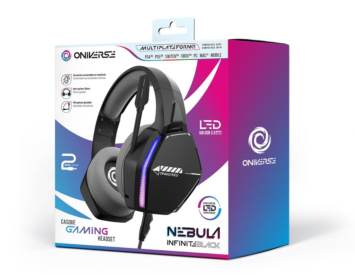 Oniverse Gaming Headset Nebula - Infinite Black ONIVERSE