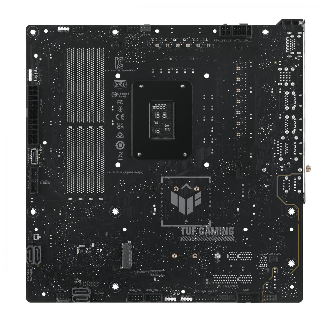 ASUS TUF GAMING B760M-BTF WIFI D4 (mATX, B760, LGA 1700, DDR4)