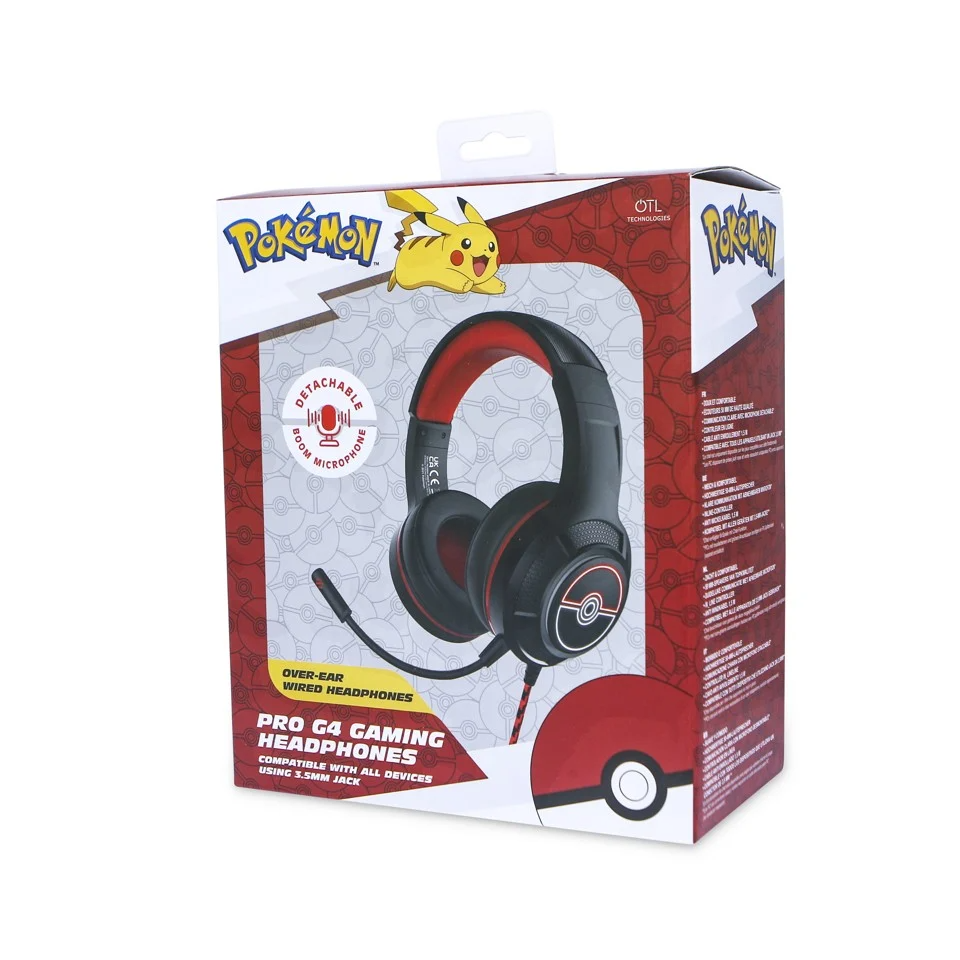 OTL - PRO G4 Pokémon Poké Ball Gaming Hörlurar (PK0904)