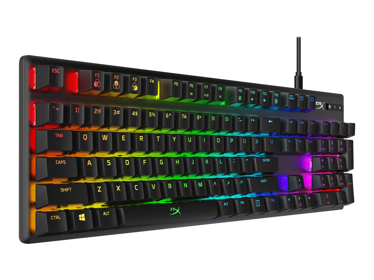 HyperX Alloy Origins Tangentbord Mekanisk RGB/16,7 Miljoner Färger Kabel USA