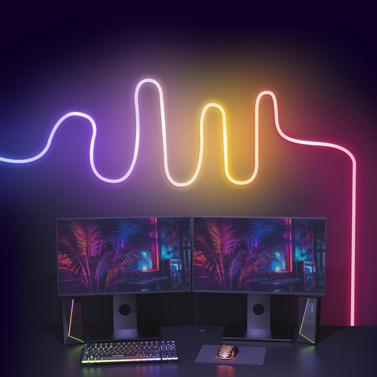 TRUST GXT904 VYBZ 5M NEON ROPE LIGHT