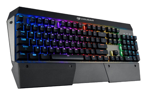 COUGAR Gaming Tastatur Attack X3 RGB Mech. Cherry MX silber