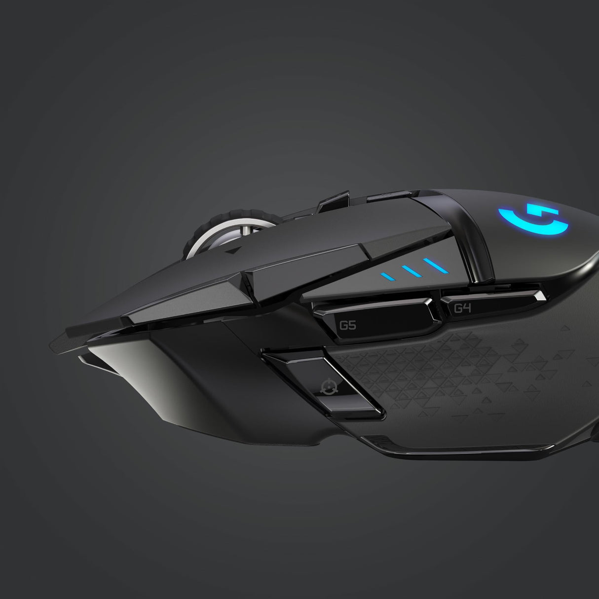 Logitech G502 Lightspeed Wireless - Spelmus - Svart