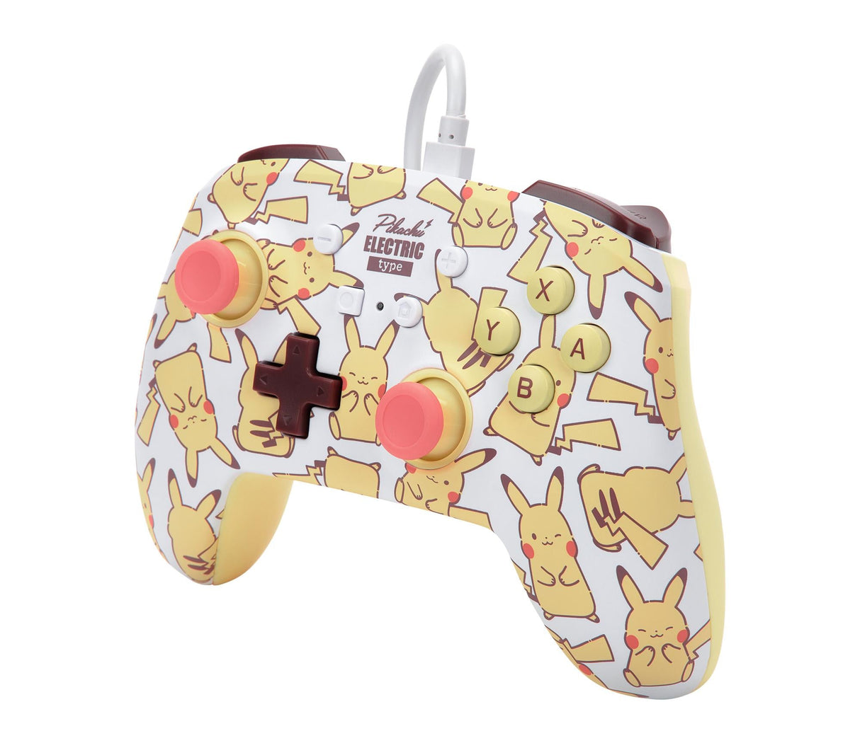 PowerA NSW Enhanced Wired Controller - Pikachu Blush