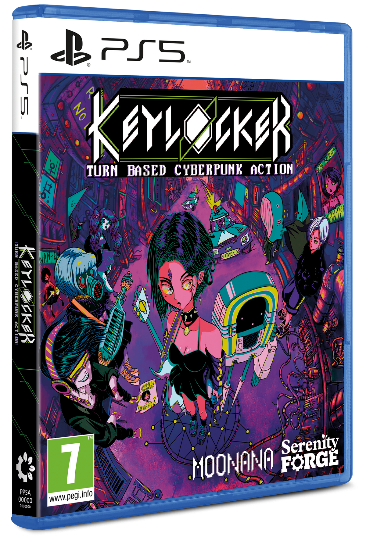 Keylocker - Turn Based Cyberpunk Action – PlayStation 5 – spilcover