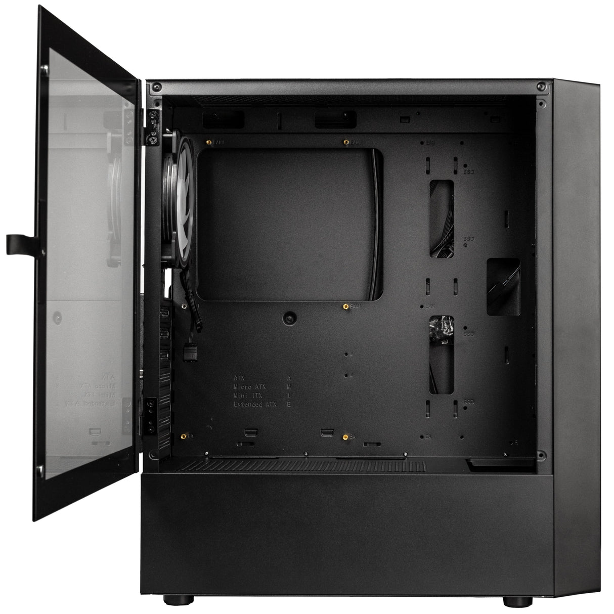 Kolink Inspire Series K12 Midi Tower ARGB Gaming Case - Svart fönster