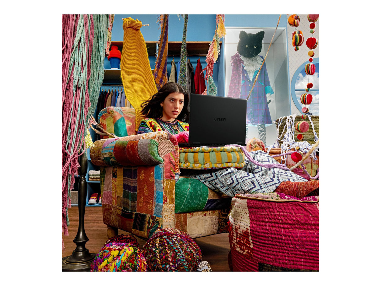 OMEN Av HP Laptop 16-xf0376ng 16.1 7840HS 16GB 512GB NVIDIA GeForce RTX 4070 / AMD Radeon 780M Windows 11 Home