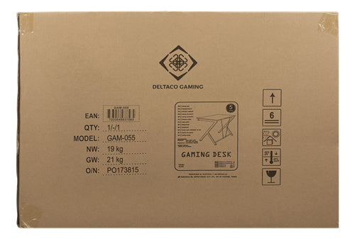DELTACO Gaming GAM-055 Bord - Svart