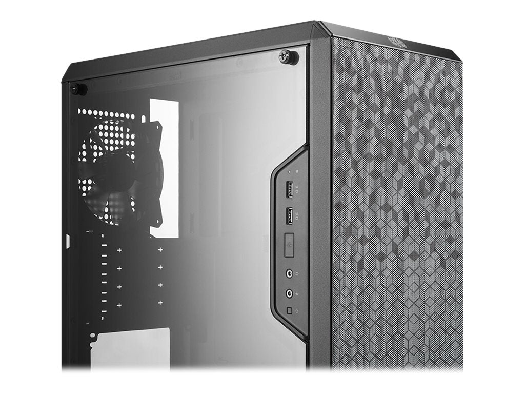 Cooler Master MasterBox Q300L Tower Micro-ATX Ingen strömförsörjning Svart