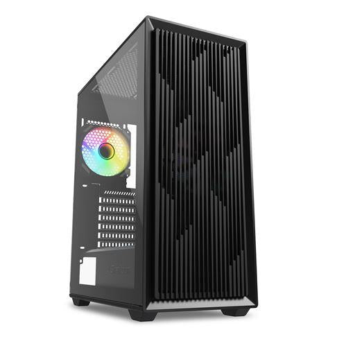 Sharkoon VK2 RGB Black Tempered Glass 4x 120mm Fans ARGB PWM 360mm Radiator Support ATX Gaming PC Case Sharkoon