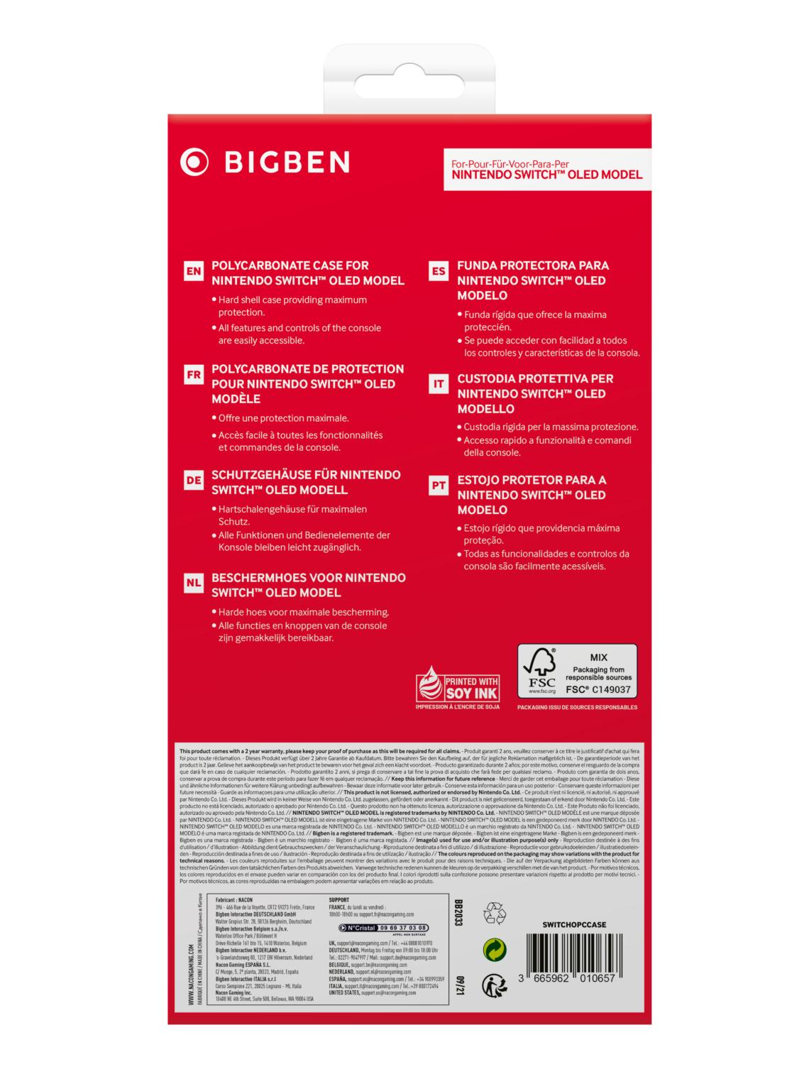 BigBen Oled Polycarbonate Case (SWITCH) Bigben