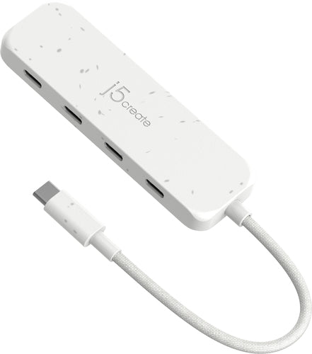 j5create JCH345EW-N USB-C-hub med fire USB-C-porte – produktbillede 3