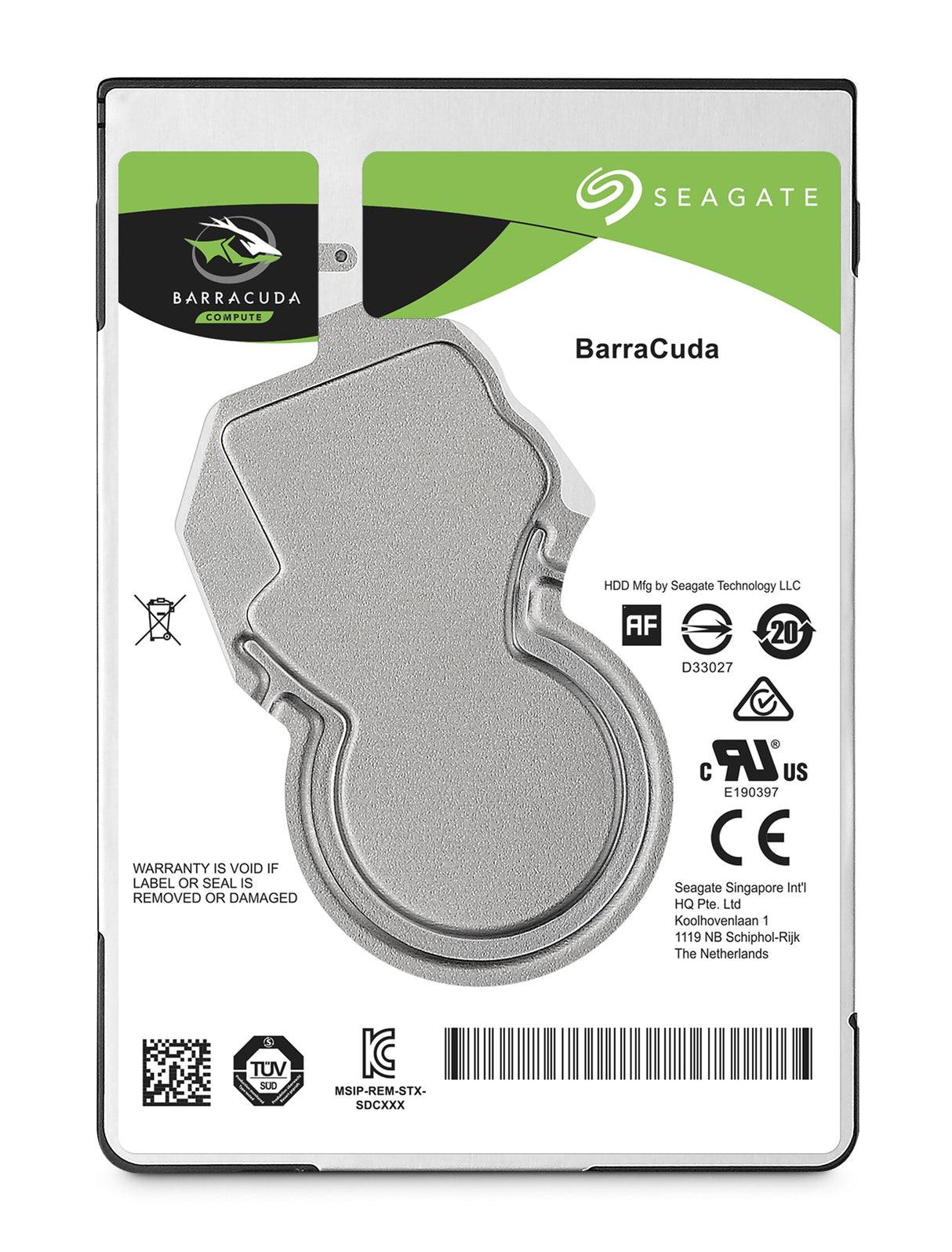 Seagate Guardian BarraCuda Hårddisk ST4000LM024 4TB 2.5 SATA-600 5400rpm