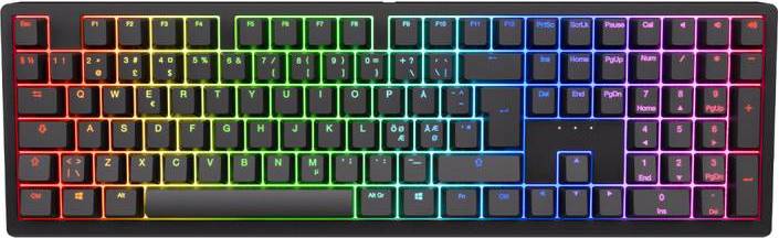 Ducky Zero - Classic - Cherry Speed Silver - RGB - Trådlös