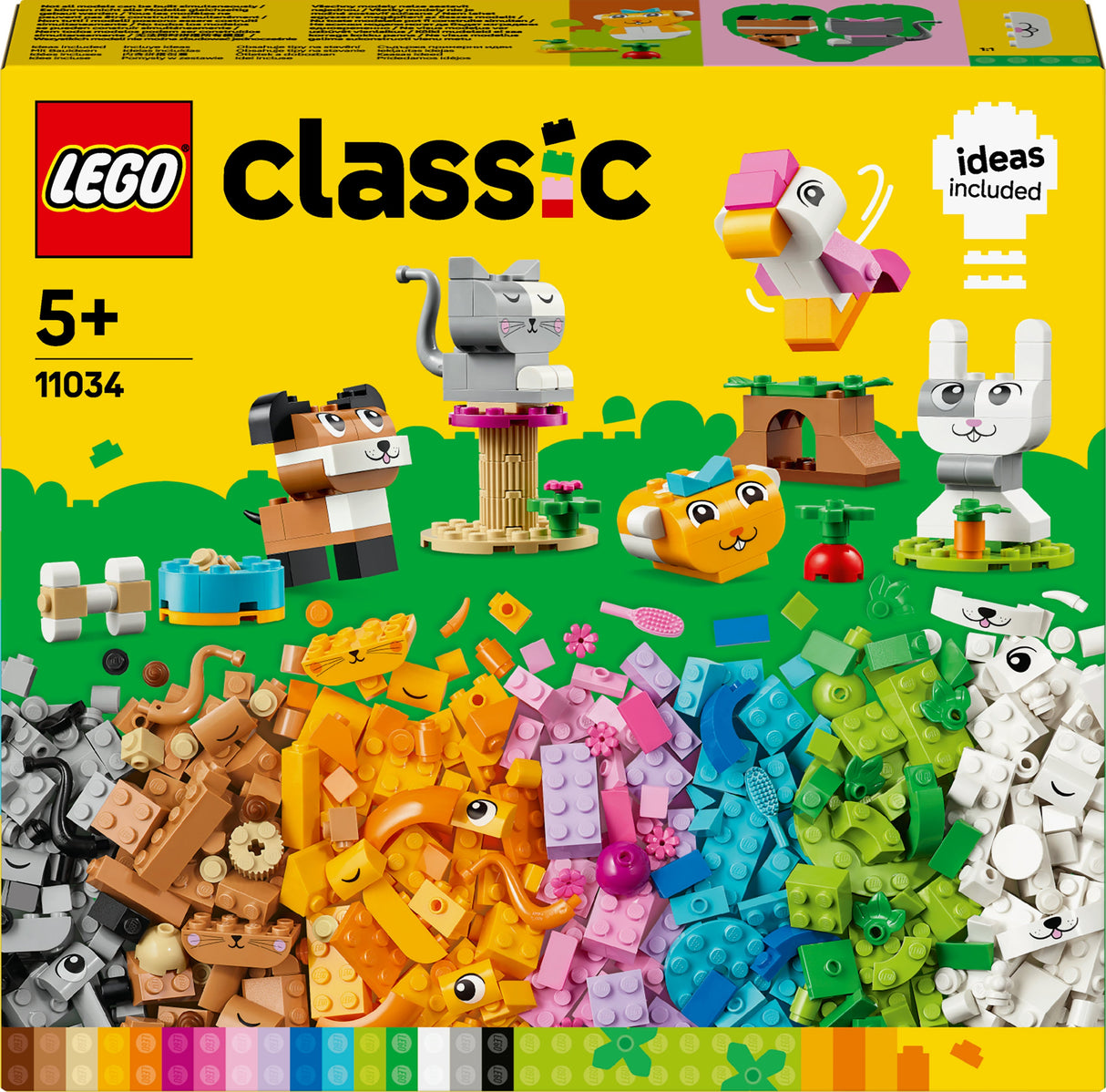 LEGO 11034 Klassisk Byggleksak För Kreativa Djur