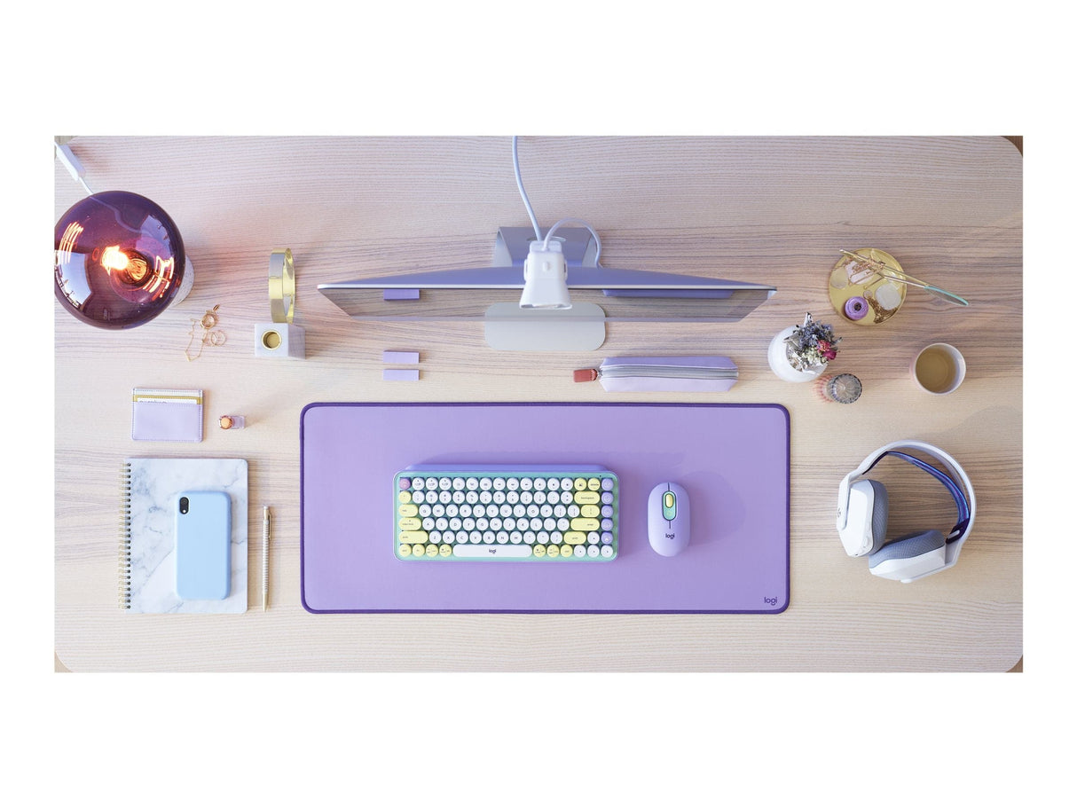 Logitech Desk Mat Studio Series Musmatta - Lavendel
