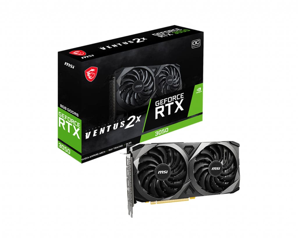 MSI GeForce RTX 3050 VENTUS 2X 8G OC