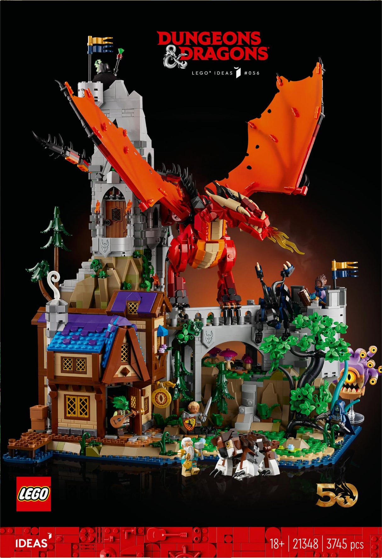 LEGO Idéer - Dungeons & Dragons: Red Dragon's Tale (21348.)