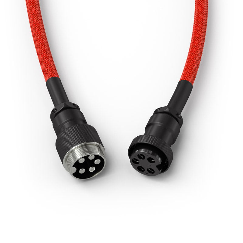 Glorious Coil Cable - Crimson Red