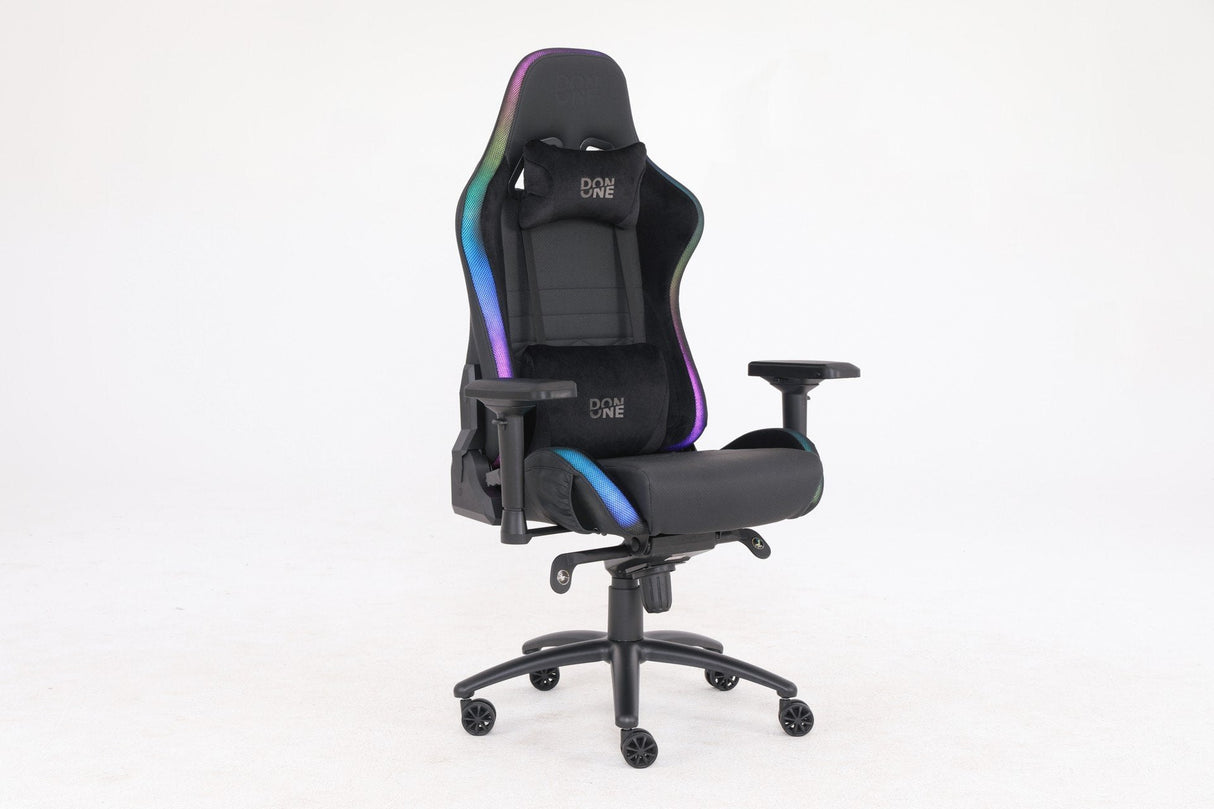 DON ONE - Valentino SUPER - RGB Gamer Stol Med Ljus