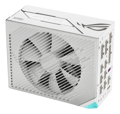 ASUS ROG Thor 1200P3 White Gaming E – 1200 W PSU – blæsergitter og modulære stik