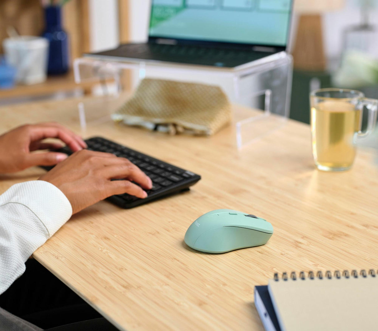 TRUST MYDO SILENT TRÅDLÖS MUS - GRÖN