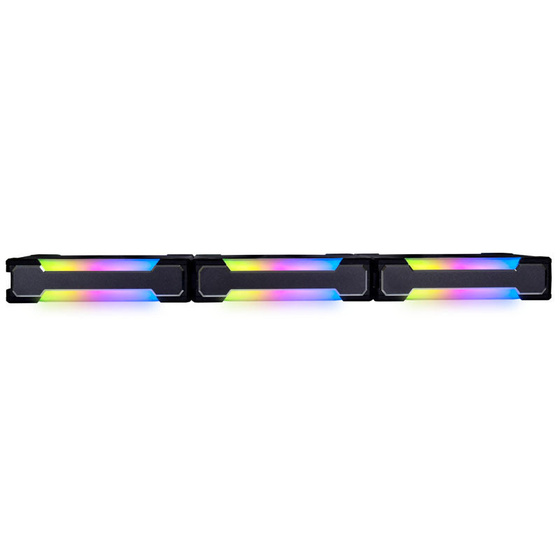 Lian Li UNI FAN SL V2 120 RGB PWM Fläkt 3-pack, svart - 120 mm, 28 mm ram