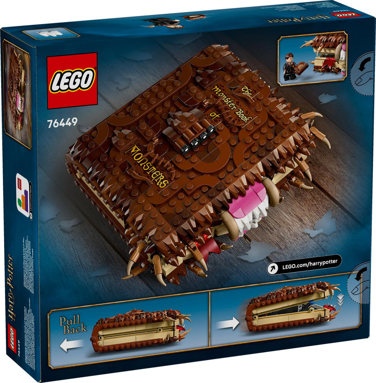 LEGO 76449 Harry Potter Biting Monster Book of Monsters LEGO